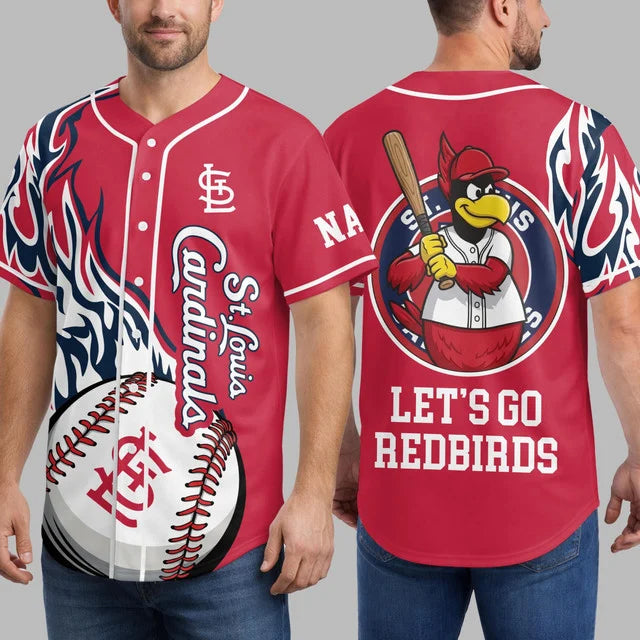 Limited Edition – Customized MLB St. Louis Cardinals Baseball Jersey - Image 2