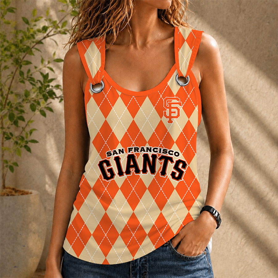Limited Edition – Customized MLB San Francisco Giants O-Ring Shoulder Tank Top
