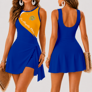 Limited Edition – Customized NFL Los Angeles Rams Women’s Summer Skort Dress
