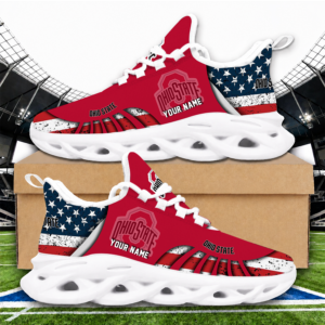 Limited Edition – Customized NCAA Ohio State Buckeyes Max Soul Sneakers