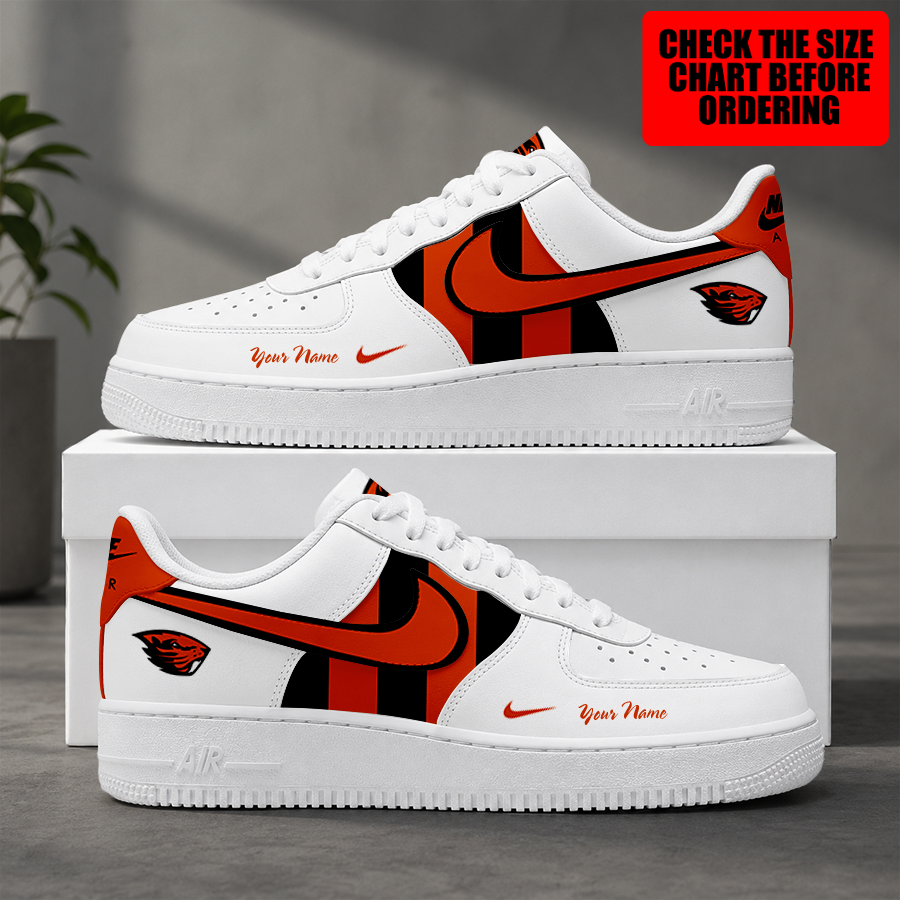 Limited Edition – Customized NCAA Oregon State Beavers Air Force 1 Shoes