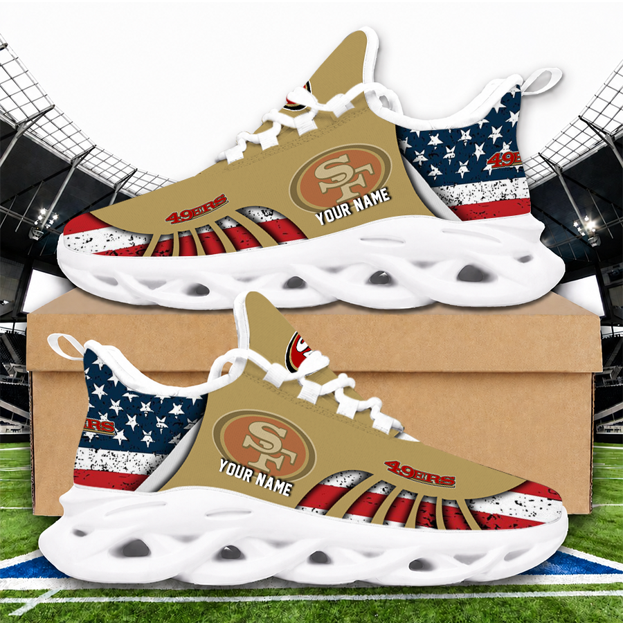 Limited Edition – Customized NFL San Francisco 49Ers Unisex Max Soul Sneakers