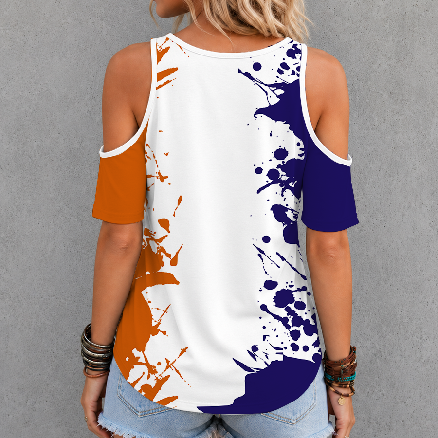 Limited Edition – Customized Nba Phoenix Suns Criss Cross V-Neck Top - Image 2