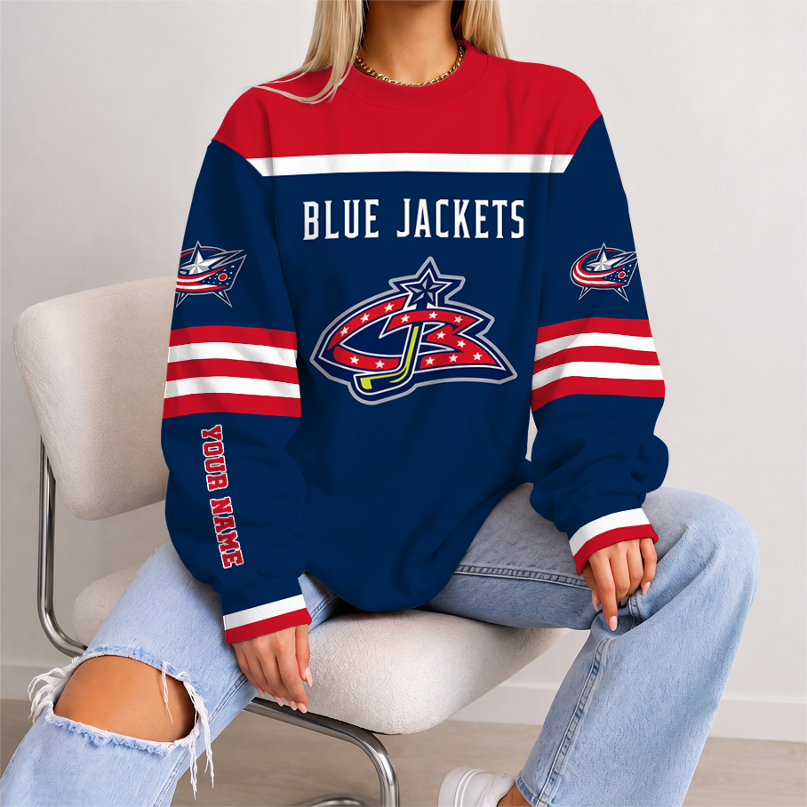 Limited Edition – Customized NHL Columbus Khaki Jackets Unisex Sweatshirt