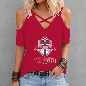 Limited Edition – Customized MLS Toronto Fc Criss Cross V-Neck Top