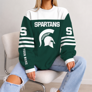 Limited Edition – New Customized NCAA Michigan State Spartans Strappy Unisex Sweatshirt