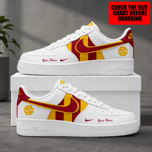 Limited Edition – Customized NCAA Usc Trojans Air Force 1 Shoes