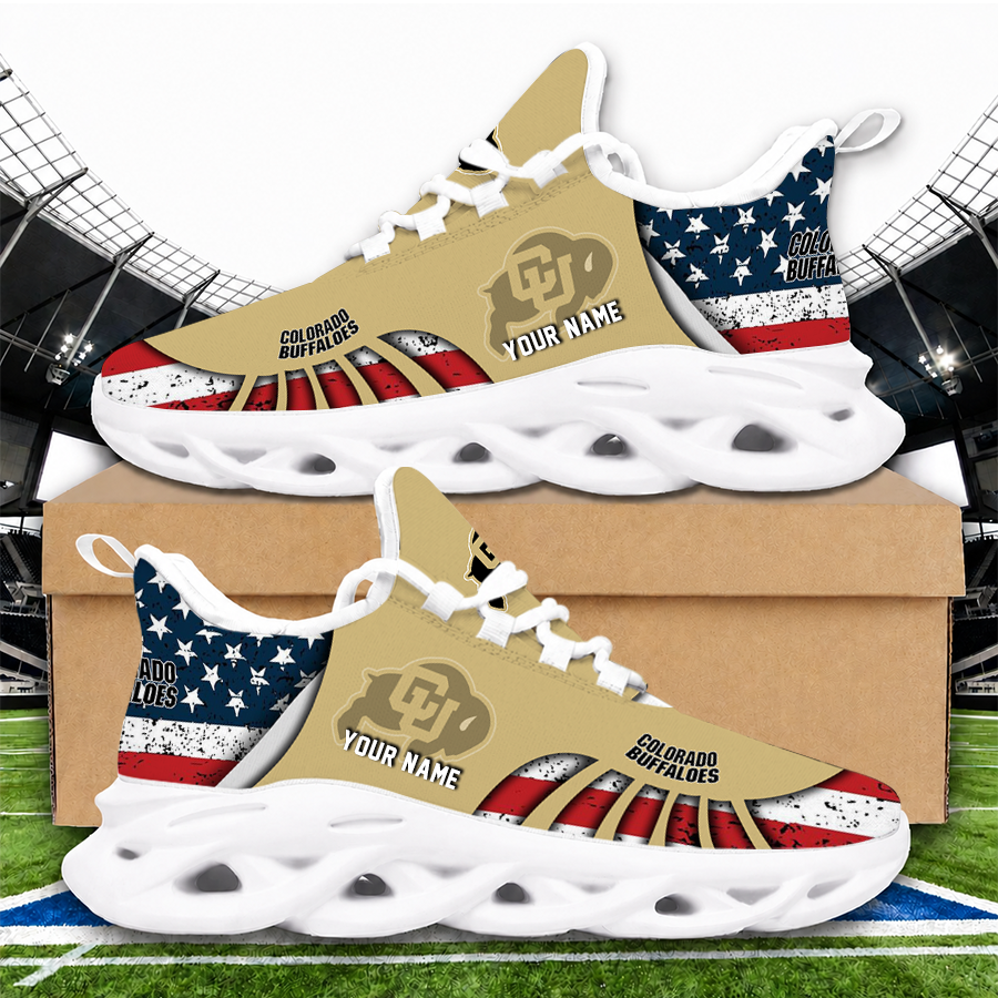 Limited Edition – Customized NCAA Colorado Buffaloes Max Soul Sneakers