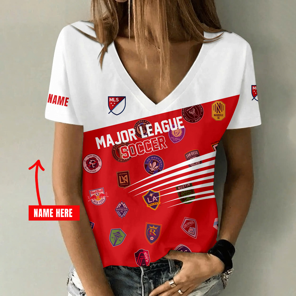 Limited Edition – Customized MLS All Team V-Neck Female Shirt