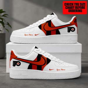 Limited Edition – Customized NHL Philadelphia Flyers Air Force 1 Shoes