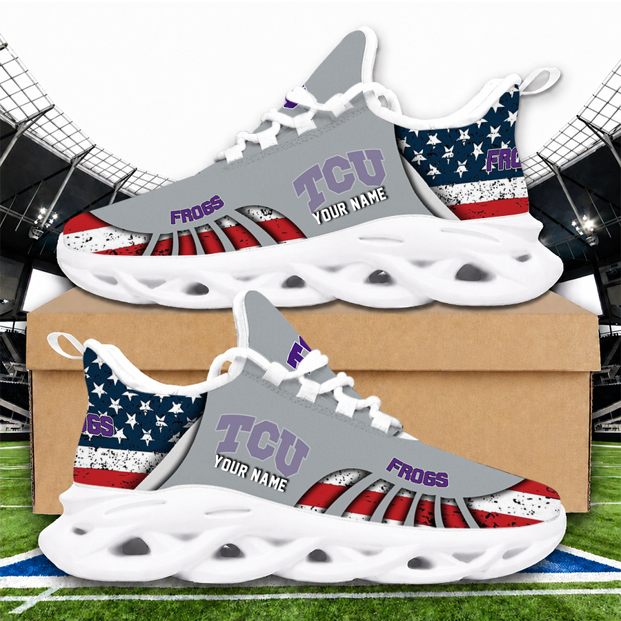 Limited Edition – Customized NCAA Tcu Horned Frogs Unisex Max Soul Sneakers
