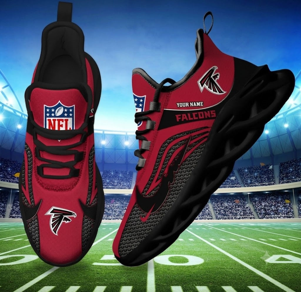 Limited Edition – Customized NFL Atlanta Falcons Unisex Max Soul Sneakers - Image 2