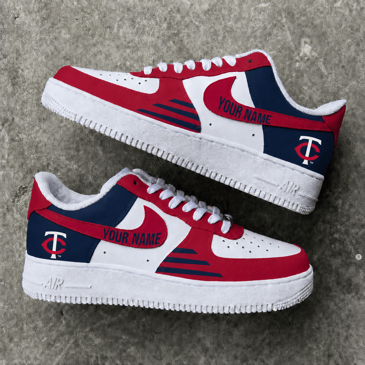 Limited Edition – Customized MLB Minnesota Twins Air Force 1 Shoes