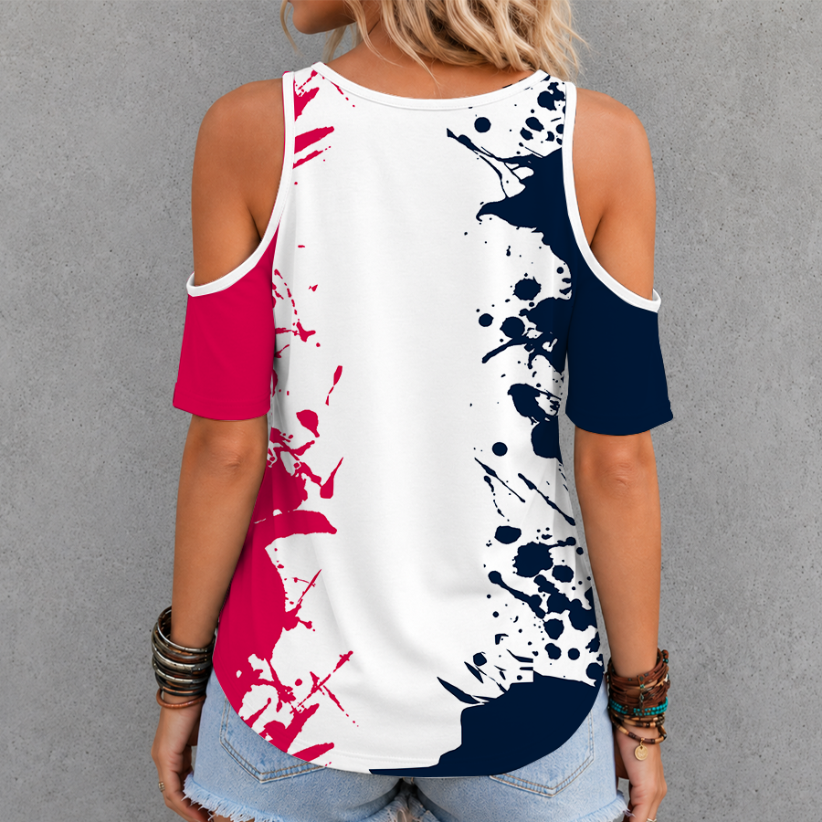 Limited Edition – Customized MLS St. Louis City Sc Criss Cross V-Neck Top - Image 2