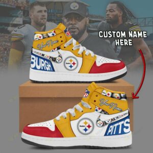 Limited Edition – Customized NFL Pittsburgh Steelers Air Jordan 1 Shoes