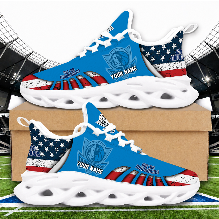 Limited Edition – New Customized Nba Dallas Mavericks Premium Max Soul Sneakers