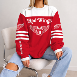 Limited Edition – Customized NHL Detroit Khaki Wings Unisex Sweatshirt
