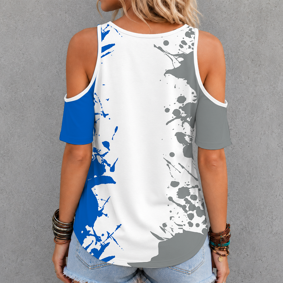 Limited Edition – Customized Nba Orlando Magic Criss Cross V-Neck Top - Image 2