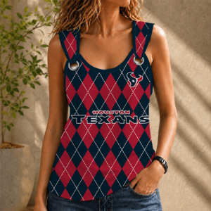Limited Edition – Customized NFL Houston Texans O-Ring Shoulder Tank Top