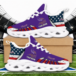 Limited Edition – Customized NFL Minnesota Vikings Unisex Max Soul Sneakers
