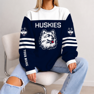 Limited Edition – New Customized NCAA Uconn Huskies Strappy Unisex Sweatshirt