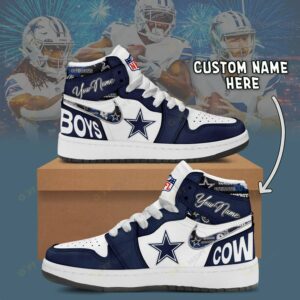 Limited Edition – Customized NFL Dallas Cowboys Air Jordan 1 Shoes