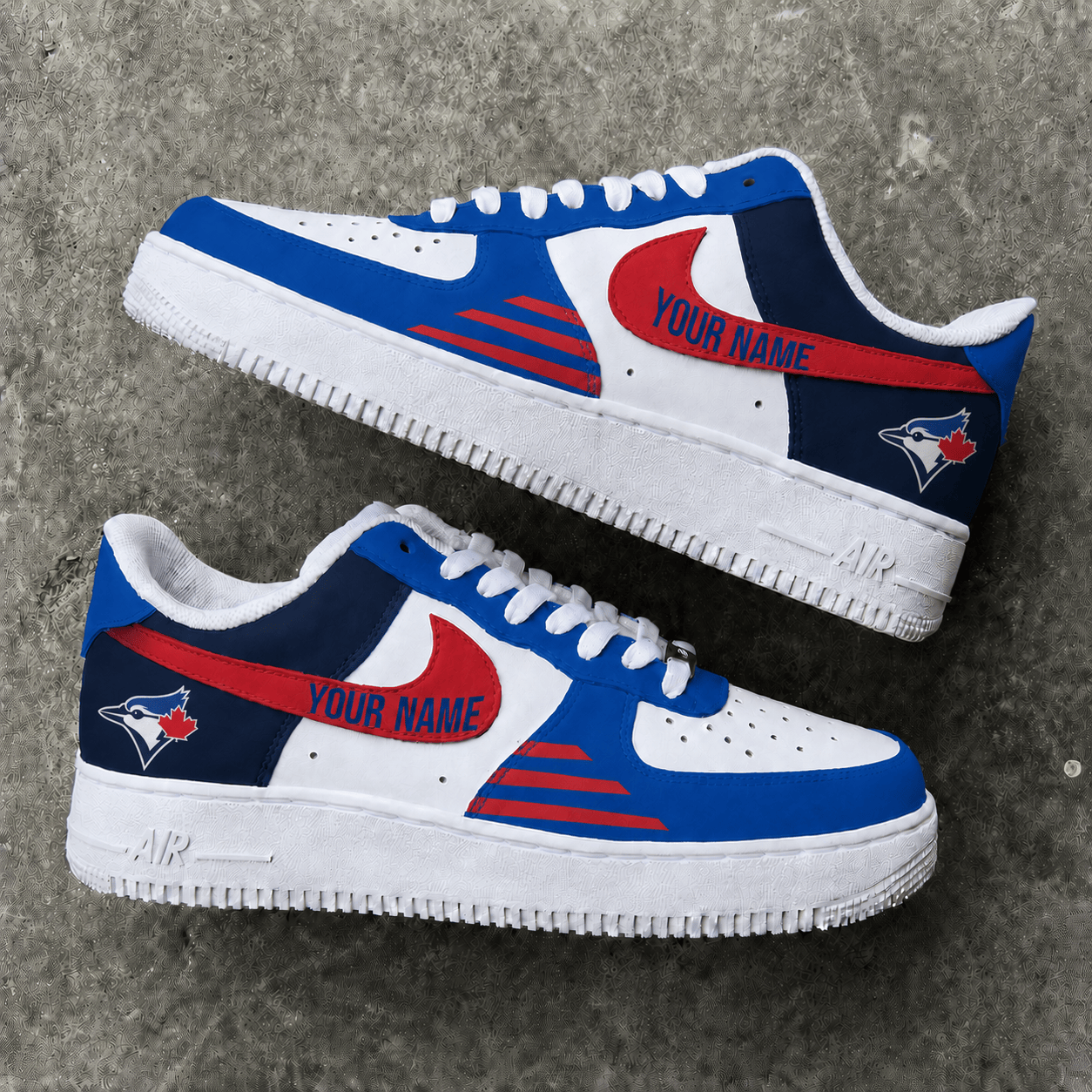 Limited Edition – Customized MLB Toronto Blue Jays Air Force 1 Shoes