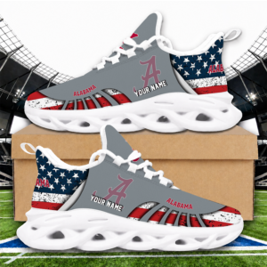 Limited Edition – Customized NCAA Alabama Crimson Tide Max Soul Sneakers