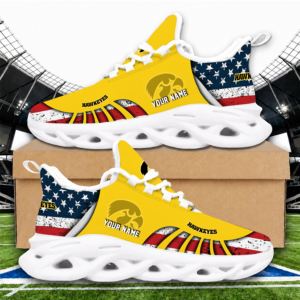 Limited Edition – Customized NCAA Iowa Hawkeyes Unisex Max Soul Sneakers