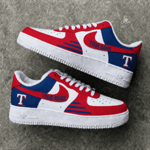 Limited Edition – Customized MLB Texas Rangers Air Force 1 Shoes