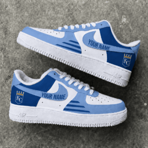 Limited Edition – Customized MLB Kansas City Royals Air Force 1 Shoes