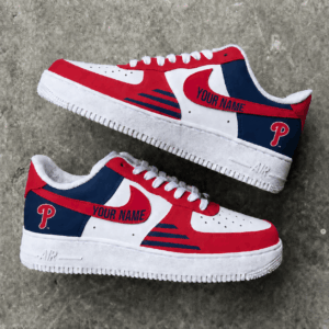 Limited Edition – Customized MLB Philadelphia Phillies Air Force 1 Shoes