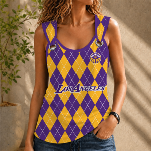 Limited Edition – Customized WNBA Los Angeles Sparks O-Ring Shoulder Tank Top