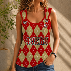 Limited Edition – Customized NFL San Francisco 49Ers O-Ring Shoulder Tank Top
