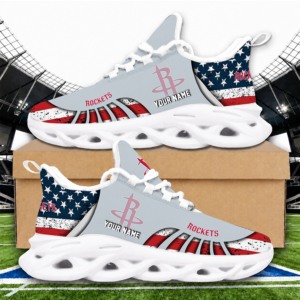 Limited Edition – New Customized Nba Houston Rockets Premium Max Soul Sneakers