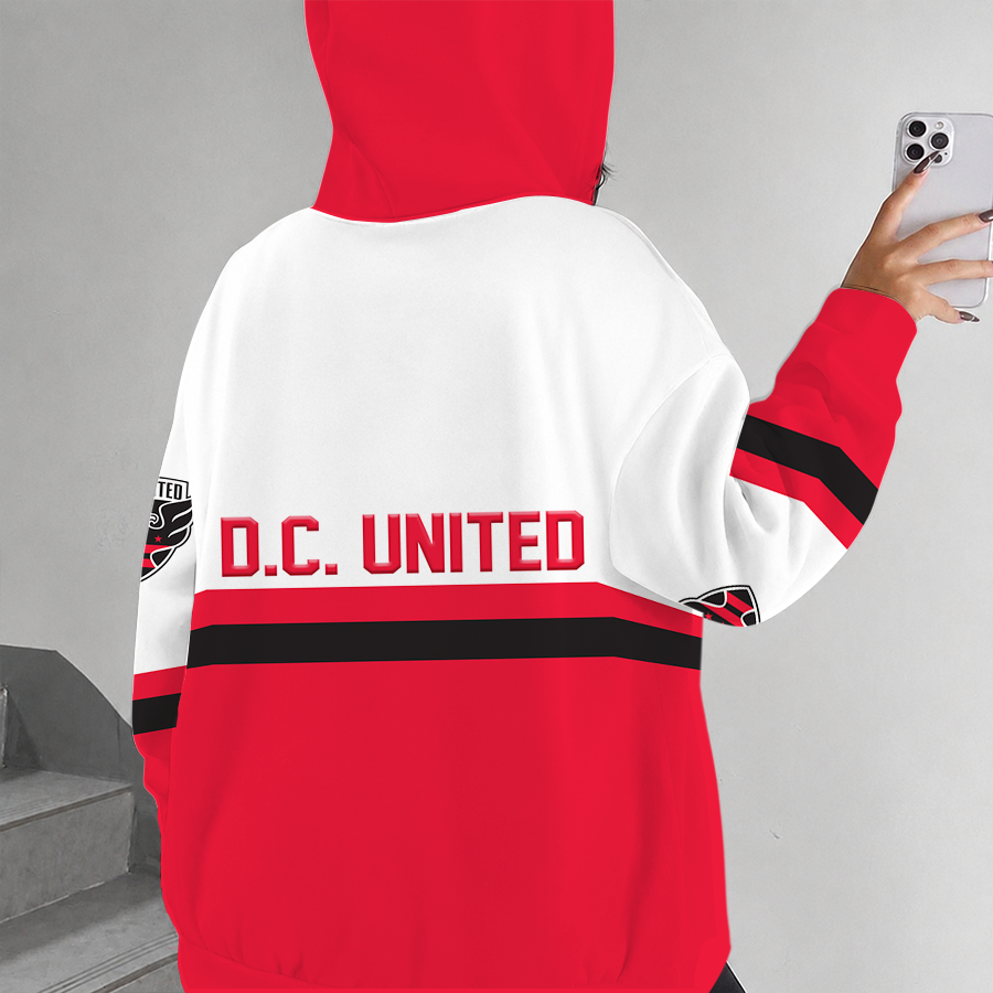Limited Edition – Customized MLS D.C. United Hoodie, Zip Hoodie - Image 2