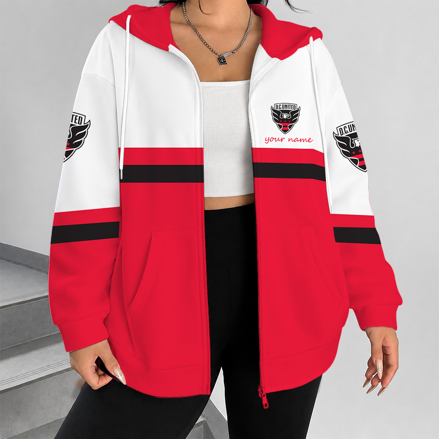 Limited Edition – Customized MLS D.C. United Hoodie, Zip Hoodie