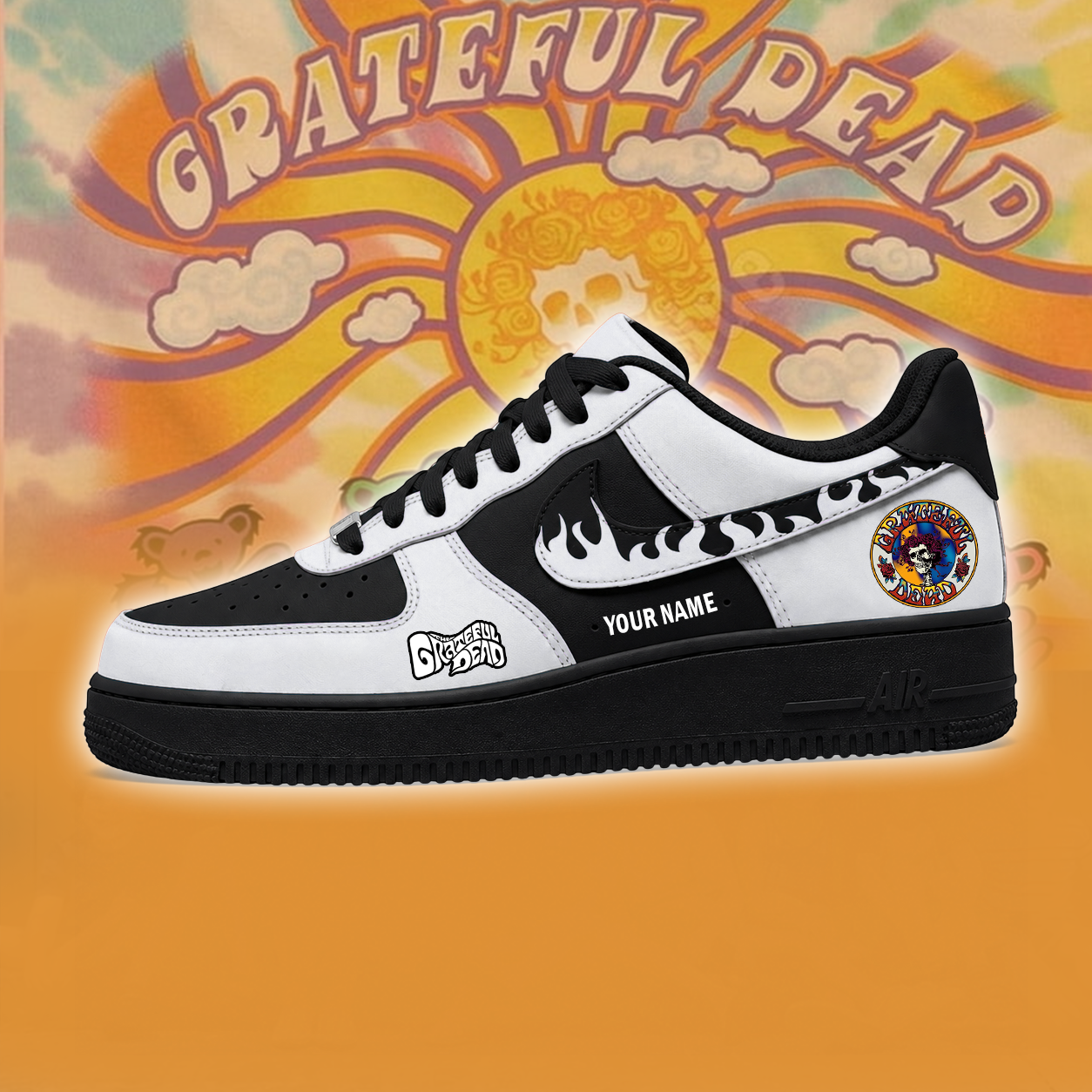 Limited Edition – Customized Grateful Dead Air Force 1 Shoes