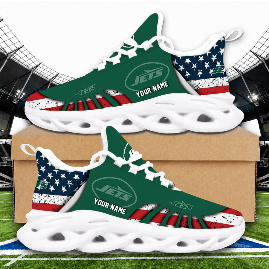 Limited Edition – Customized NFL New York Jets Unisex Max Soul Sneakers