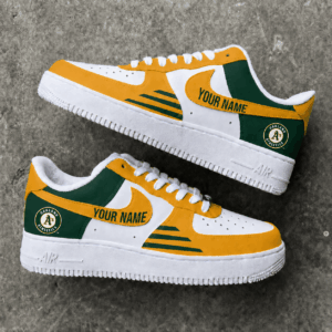 Limited Edition – Customized MLB Oakland Athletics Air Force 1 Shoes