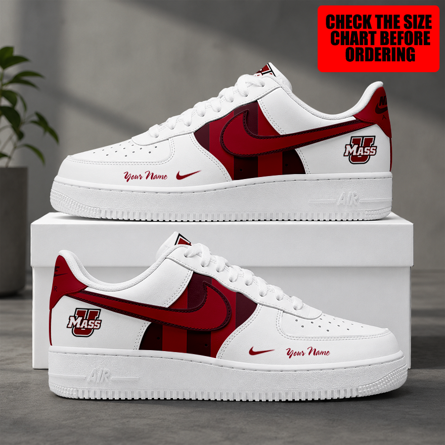 Limited Edition – Customized NCAA Umass Minutewomen Air Force 1 Shoes