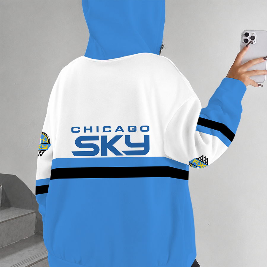 Limited Edition – Customized WNBA Chicago Sky Hoodie, Zip Hoodie - Image 2