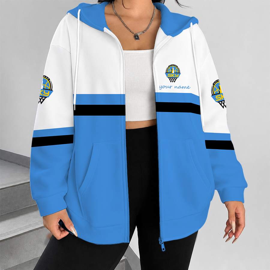 Limited Edition – Customized WNBA Chicago Sky Hoodie, Zip Hoodie