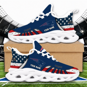 Limited Edition – Customized NFL New England Patriots Unisex Max Soul Sneakers