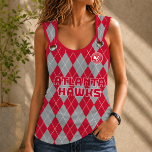 Limited Edition – Customized Nba Atlanta Hawks O-Ring Shoulder Tank Top
