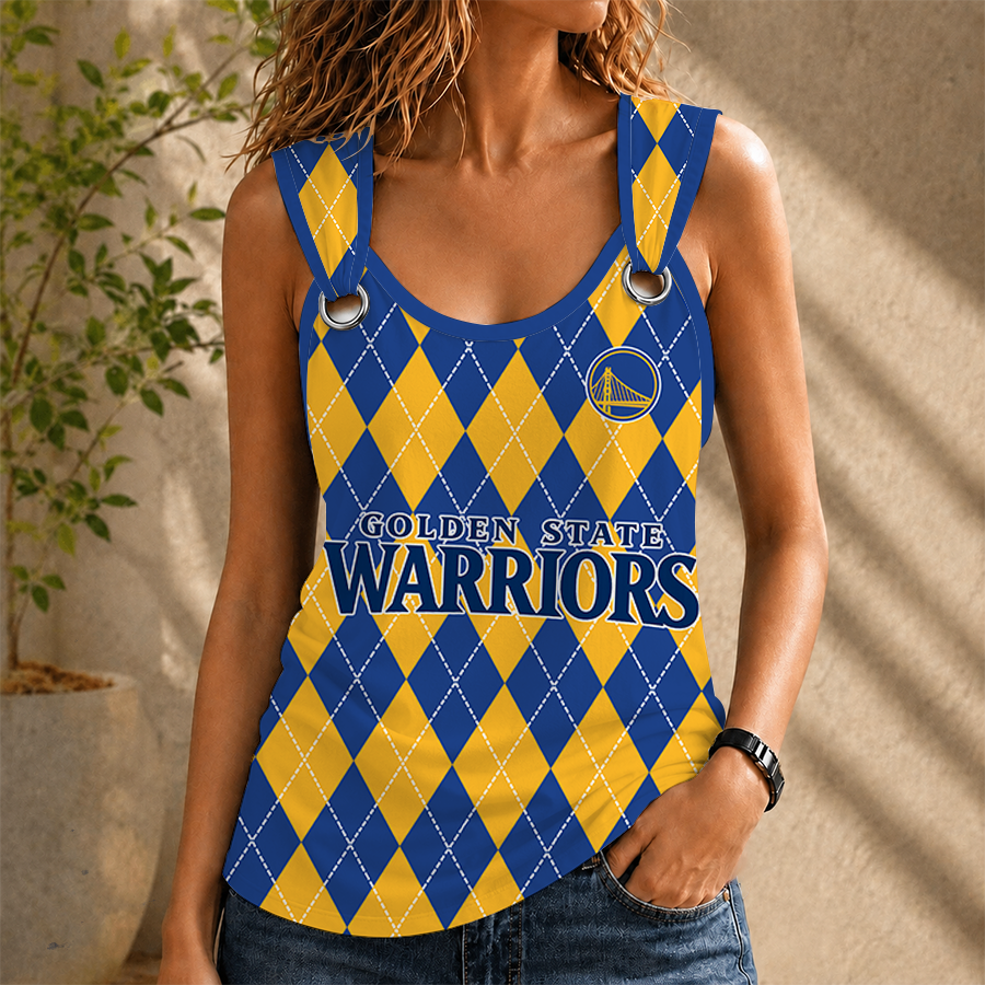 Limited Edition – Customized Nba Golden State Warriors O-Ring Shoulder Tank Top