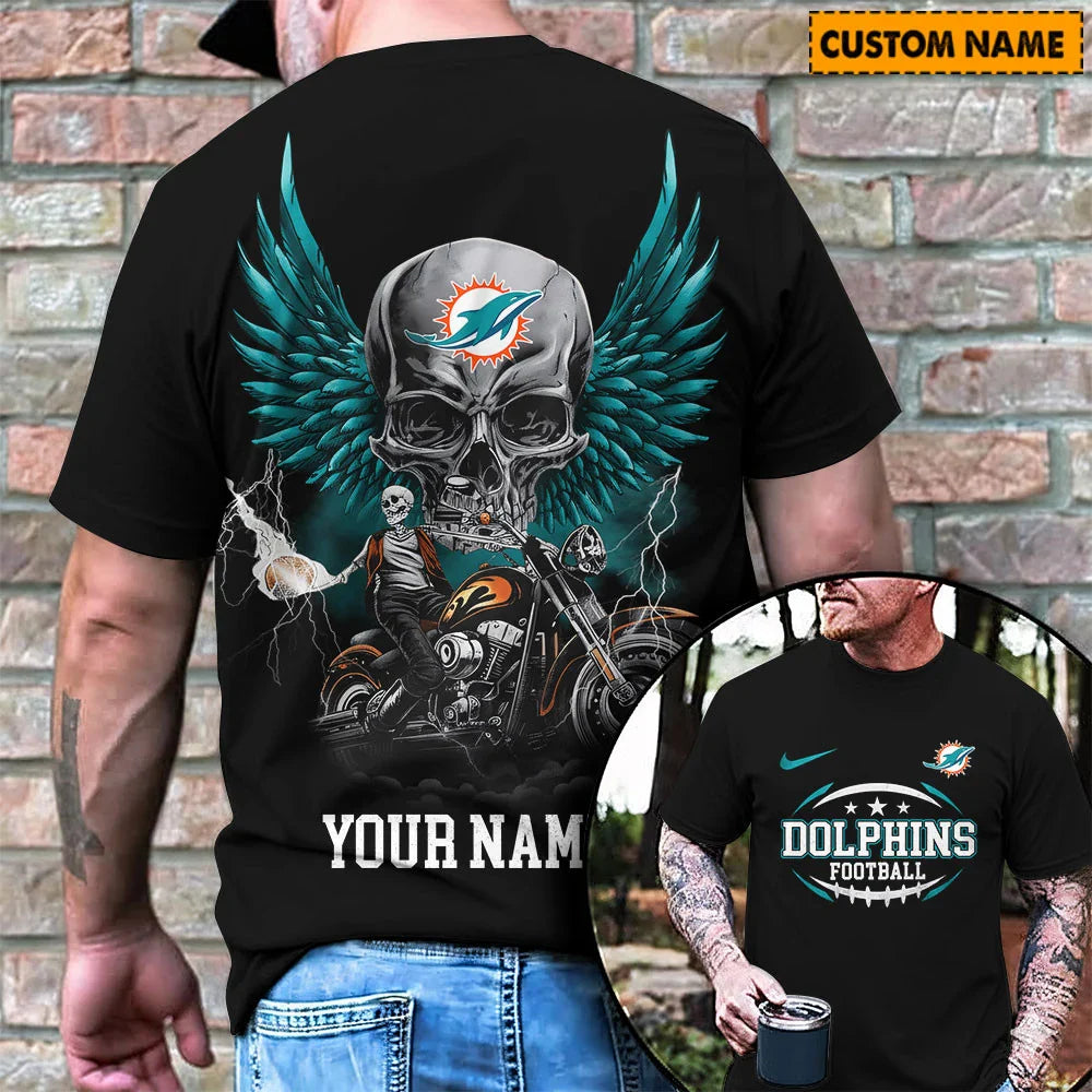 Limited Edition – Customized NFL Miami Dolphins Unisex T-Shirt