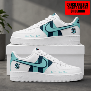 Limited Edition – Customized NHL Seattle Kraken Air Force 1 Shoes