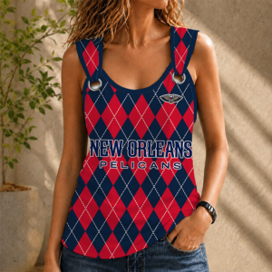 Limited Edition – Customized Nba New Orleans Pelicans O-Ring Shoulder Tank Top