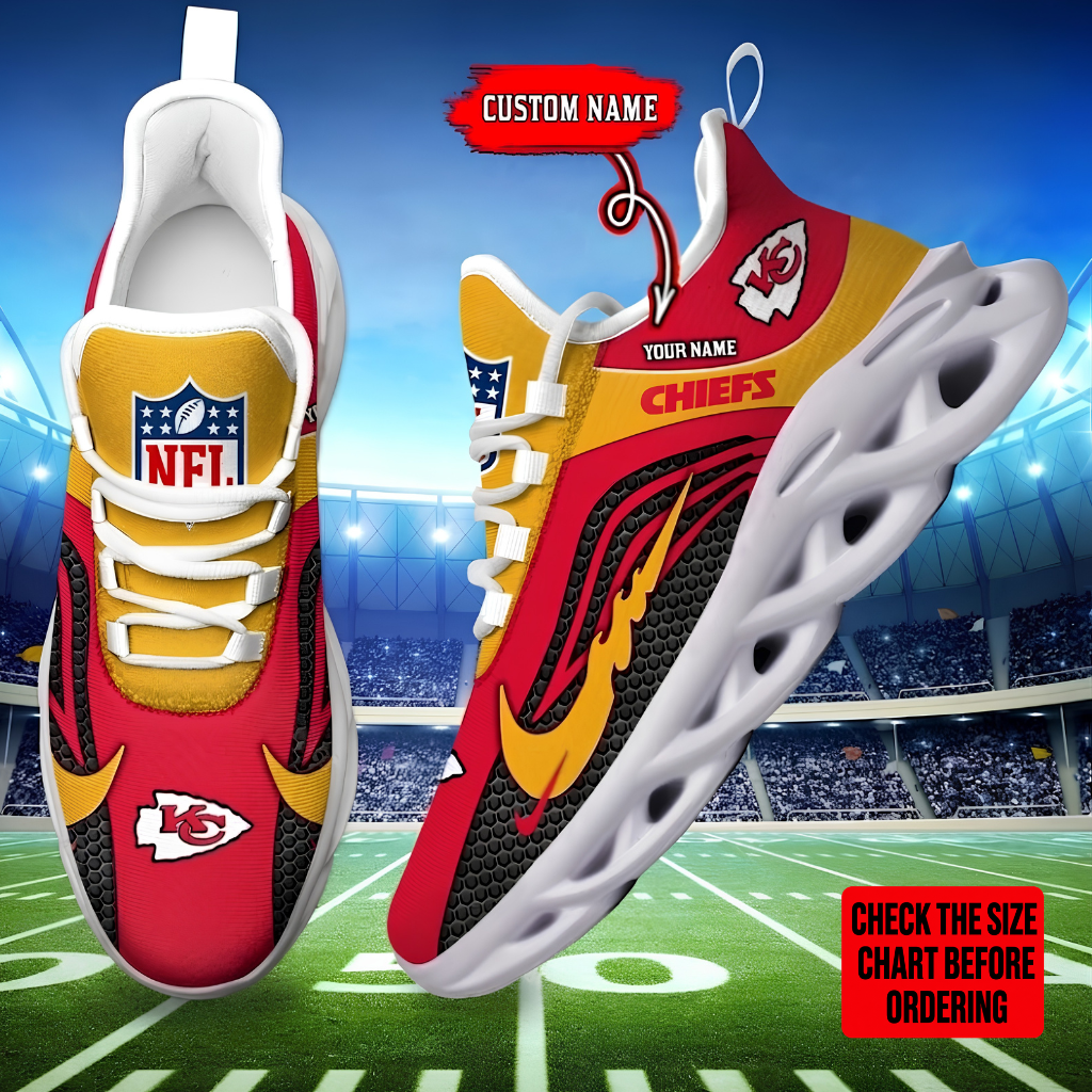Limited Edition – Customized NFL Kansas City Chiefs Unisex Max Soul Sneakers